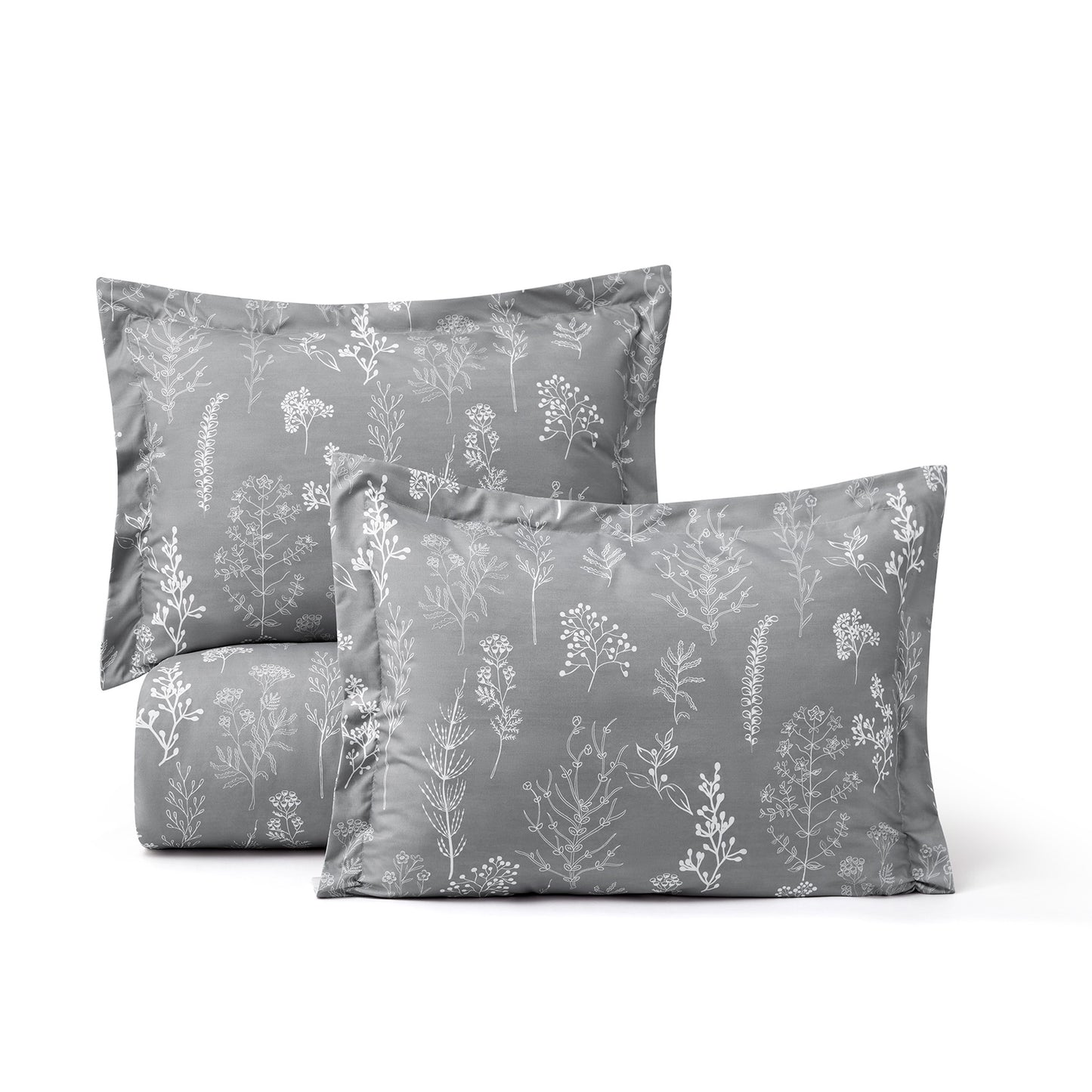 GentleSoft® Reversible Floral Print Duvet Cover Set