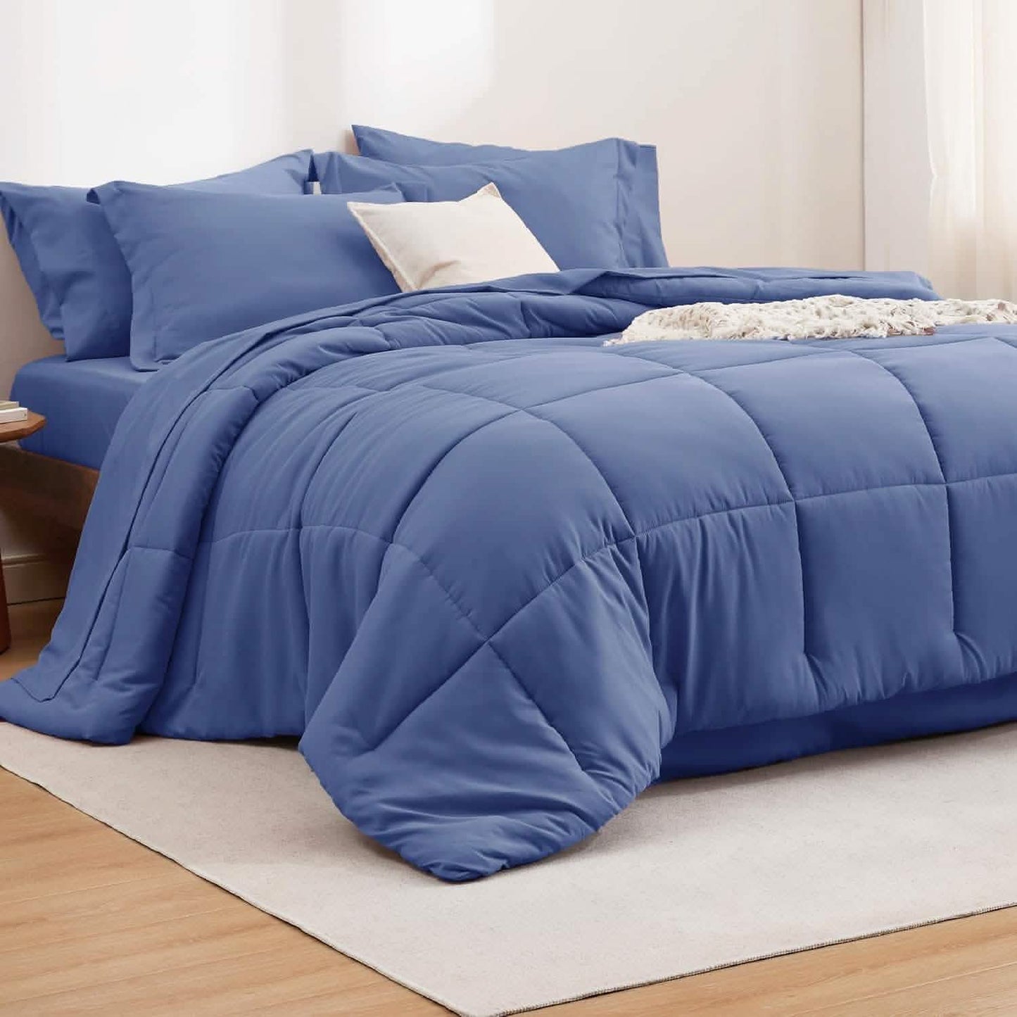 GentleSoft™ Comforter Set - 7 Pieces Solid