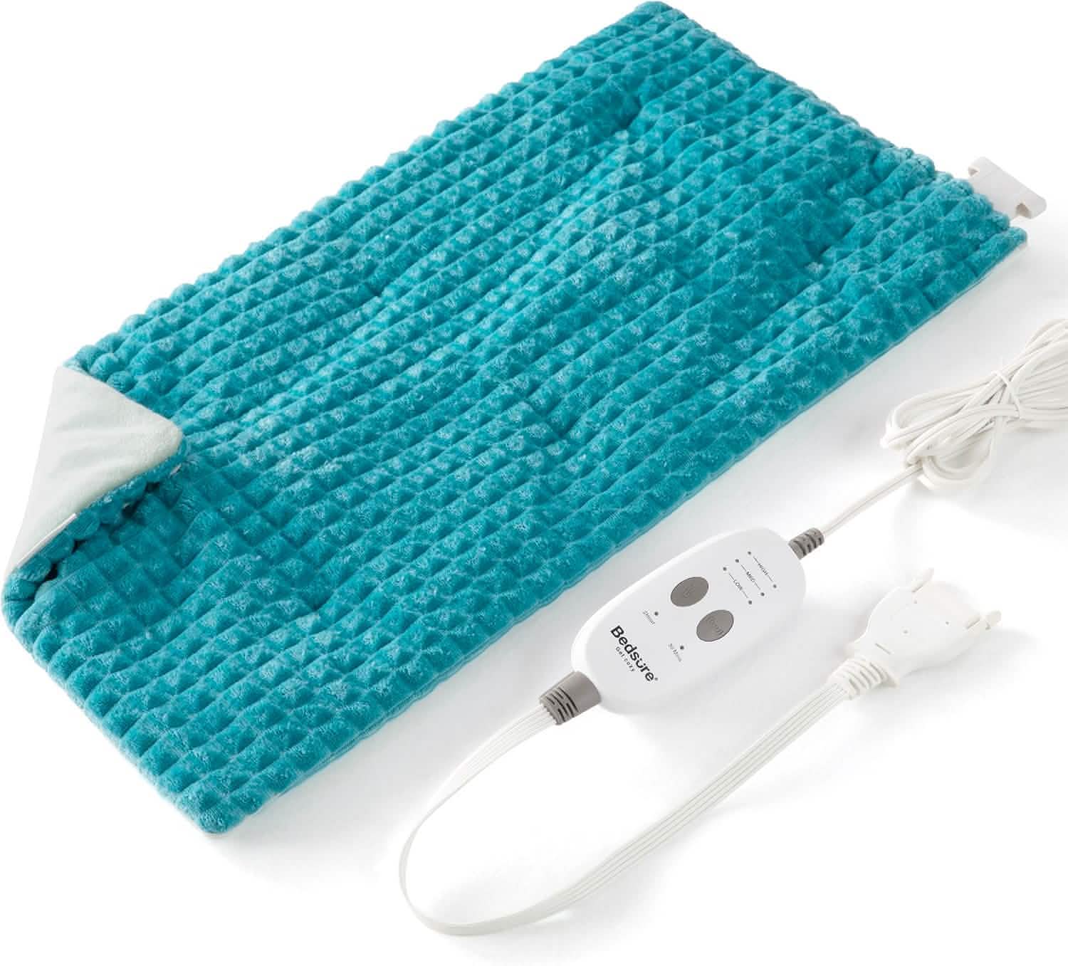 GentleSoft™ Weighted Heating Pad with Massager