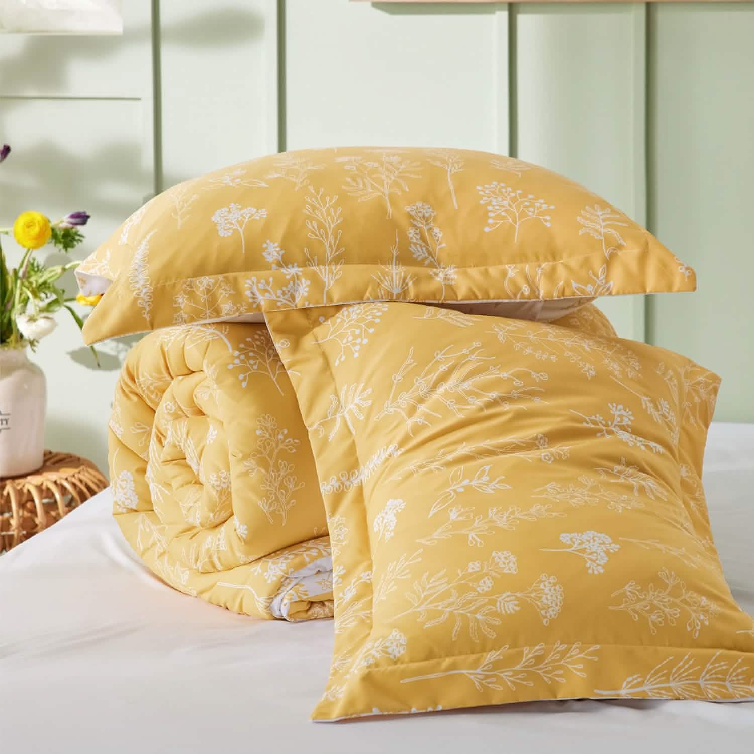 GentleSoft™ Reversible Floral Print Comforter Set-2