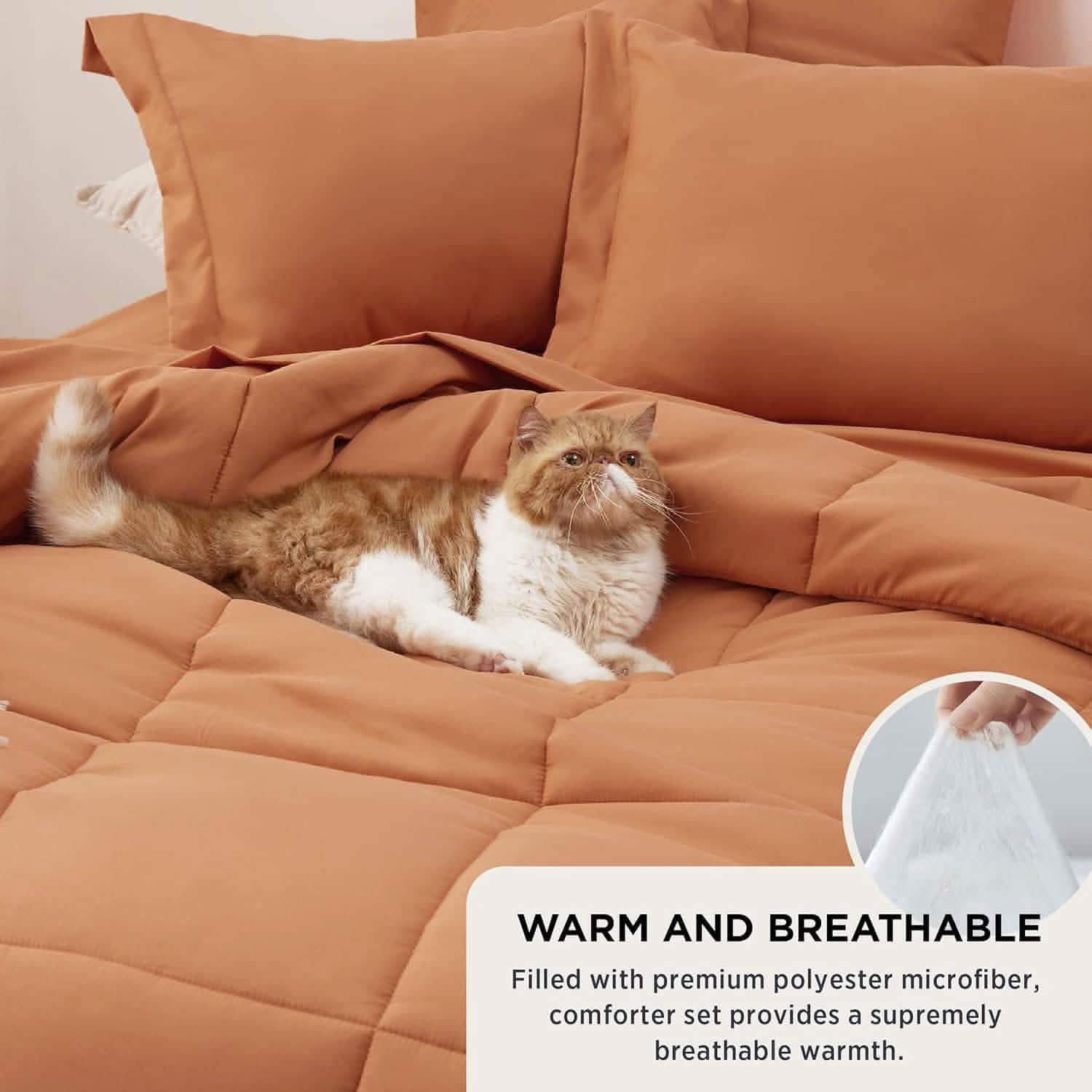 GentleSoft™ Comforter Set - 7 Pieces Solid