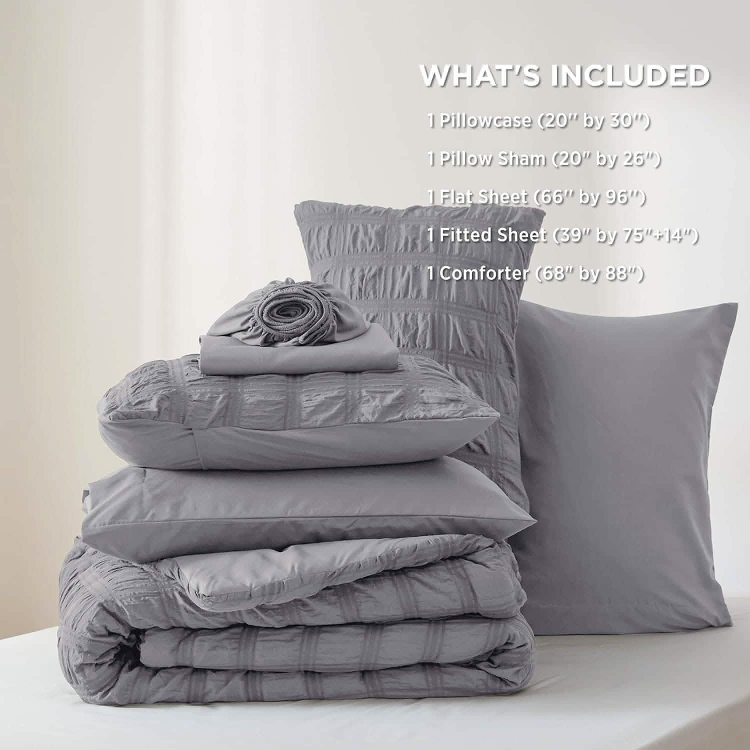 GentleSoft™ Seersucker Bed-in-a-Bag