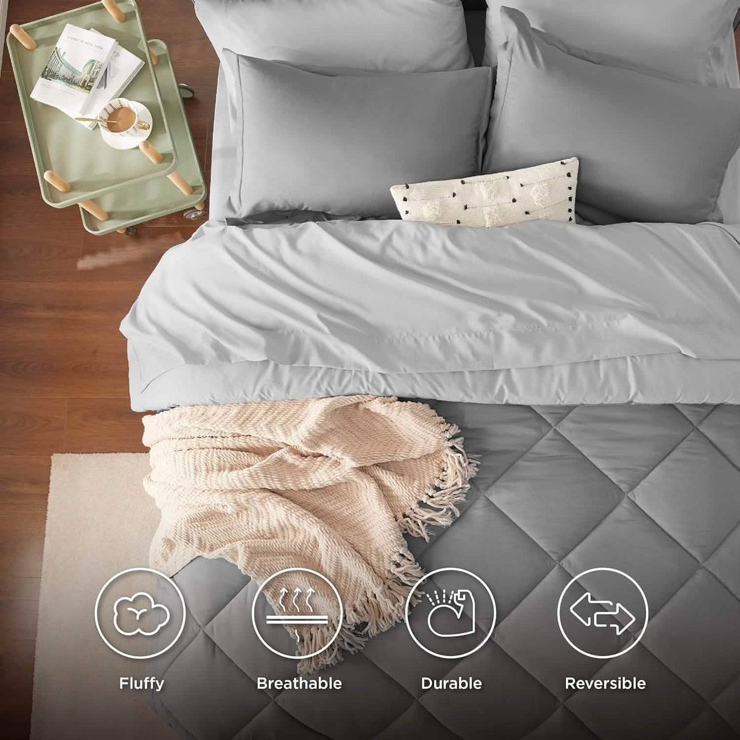 GentleSoft™ Comforter Sets Bedding In a Bag