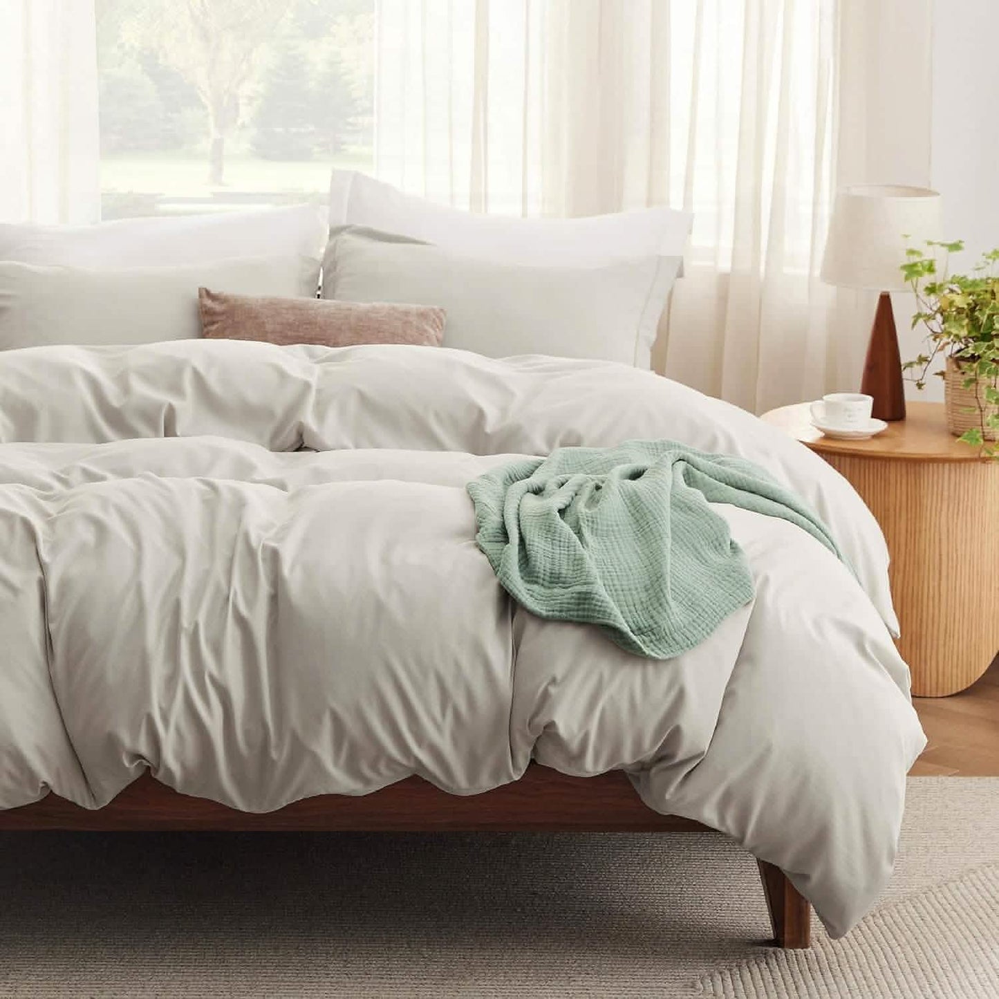 GentleSoft™ Prewashed Polyester Microfiber Duvet Cover Set