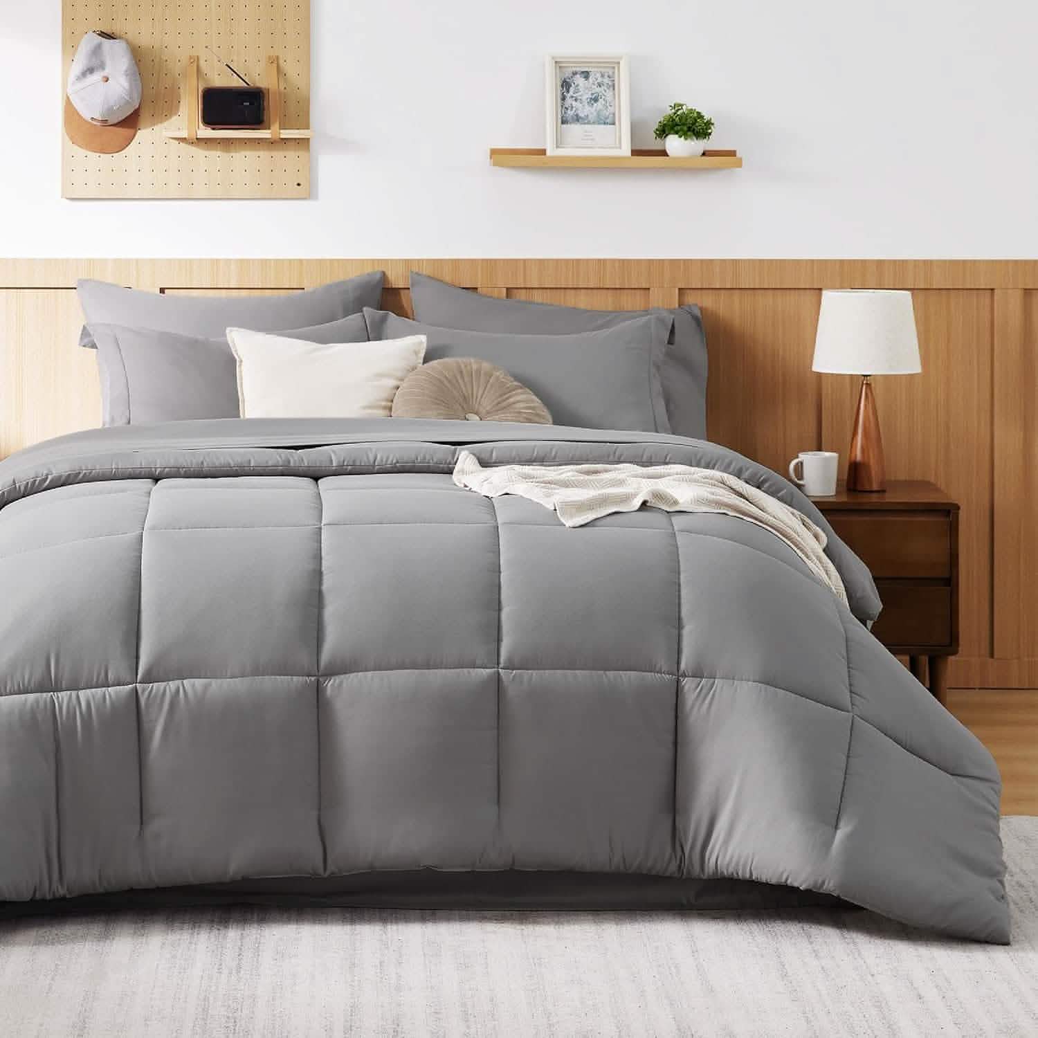 GentleSoft™ Comforter Set - 7 Pieces Solid