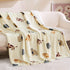 GentleSoft™ Printed Throw Sherpa Blanket Print-cat