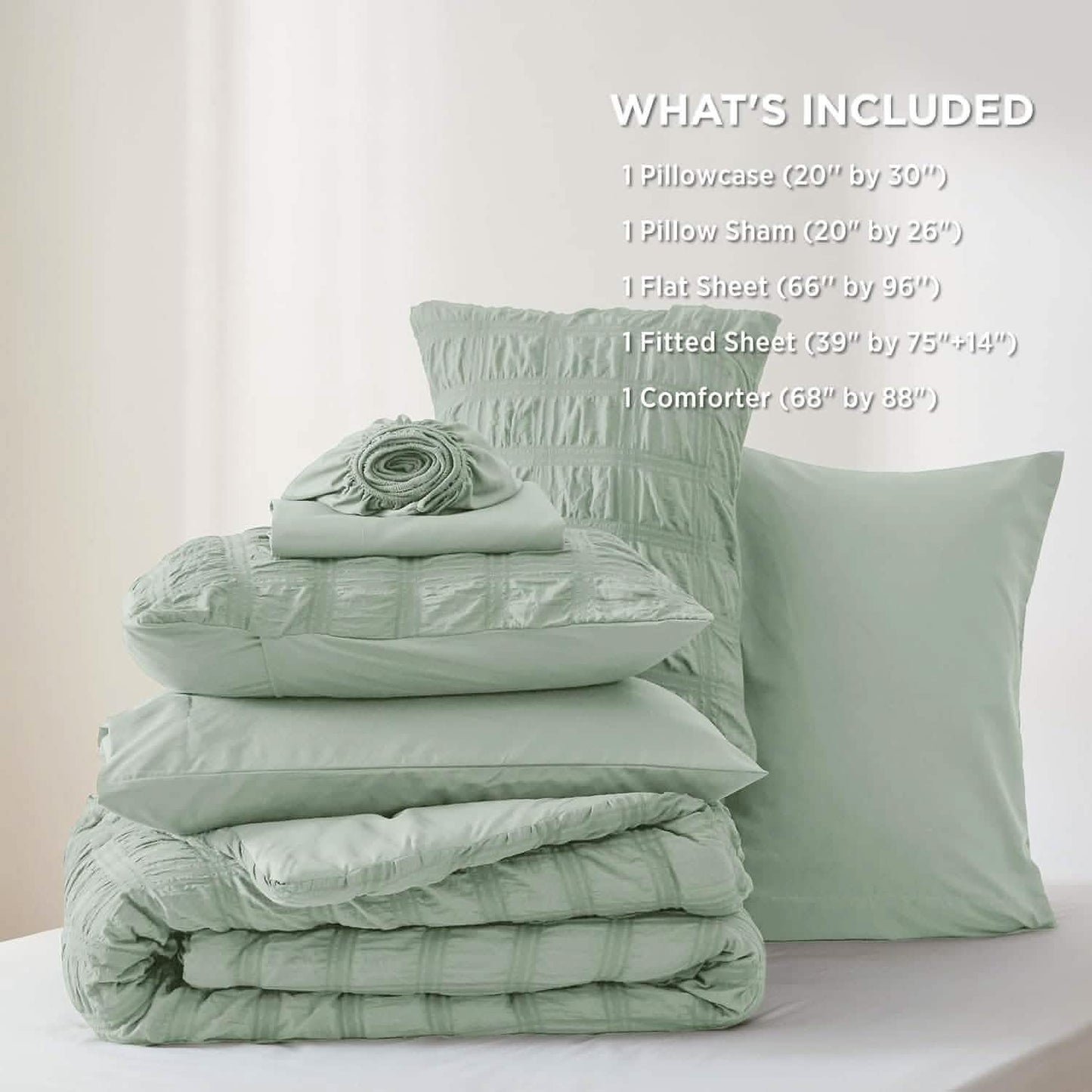 GentleSoft™ Seersucker Bed-in-a-Bag