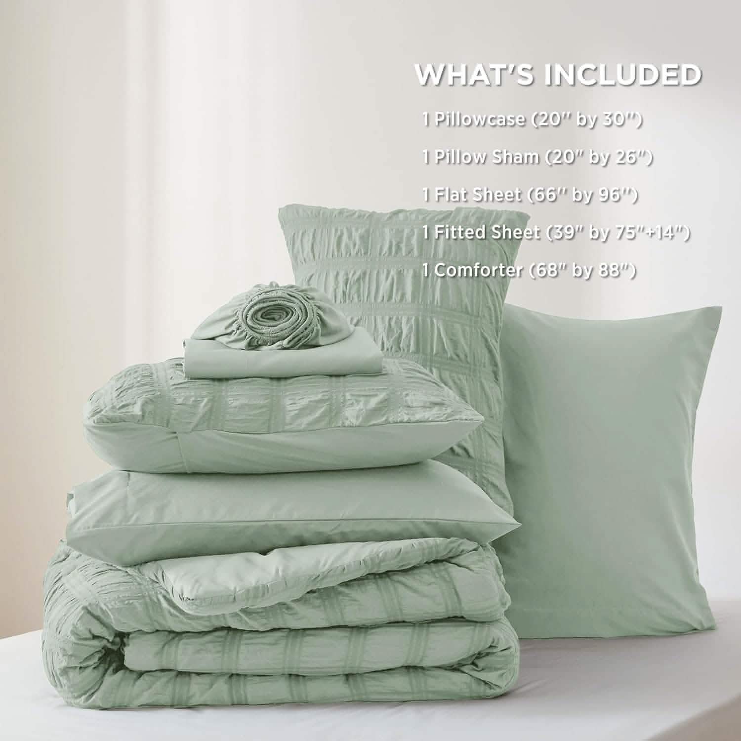 GentleSoft™ Seersucker Bed-in-a-Bag