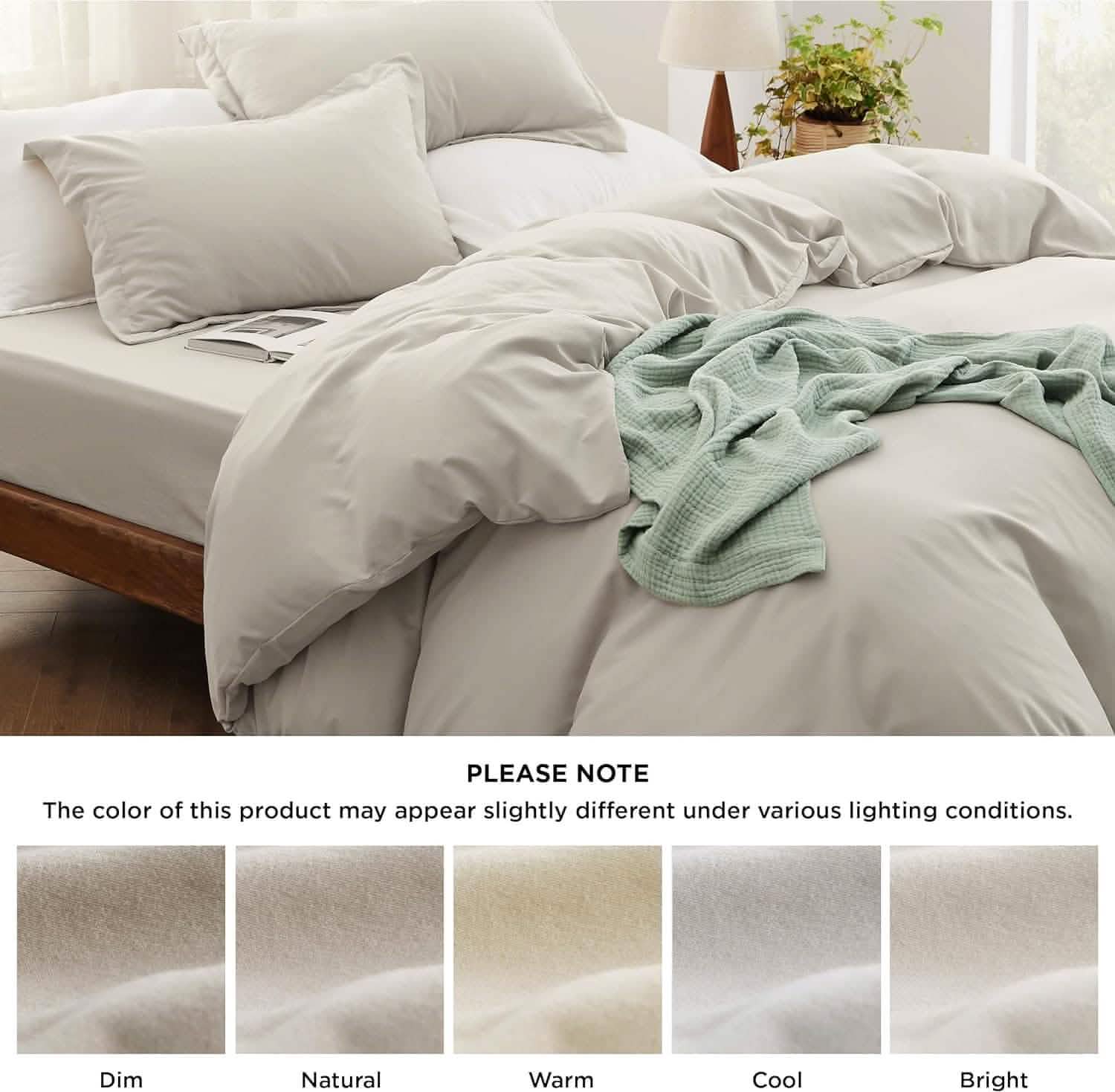 GentleSoft™ Prewashed Polyester Microfiber Duvet Cover Set