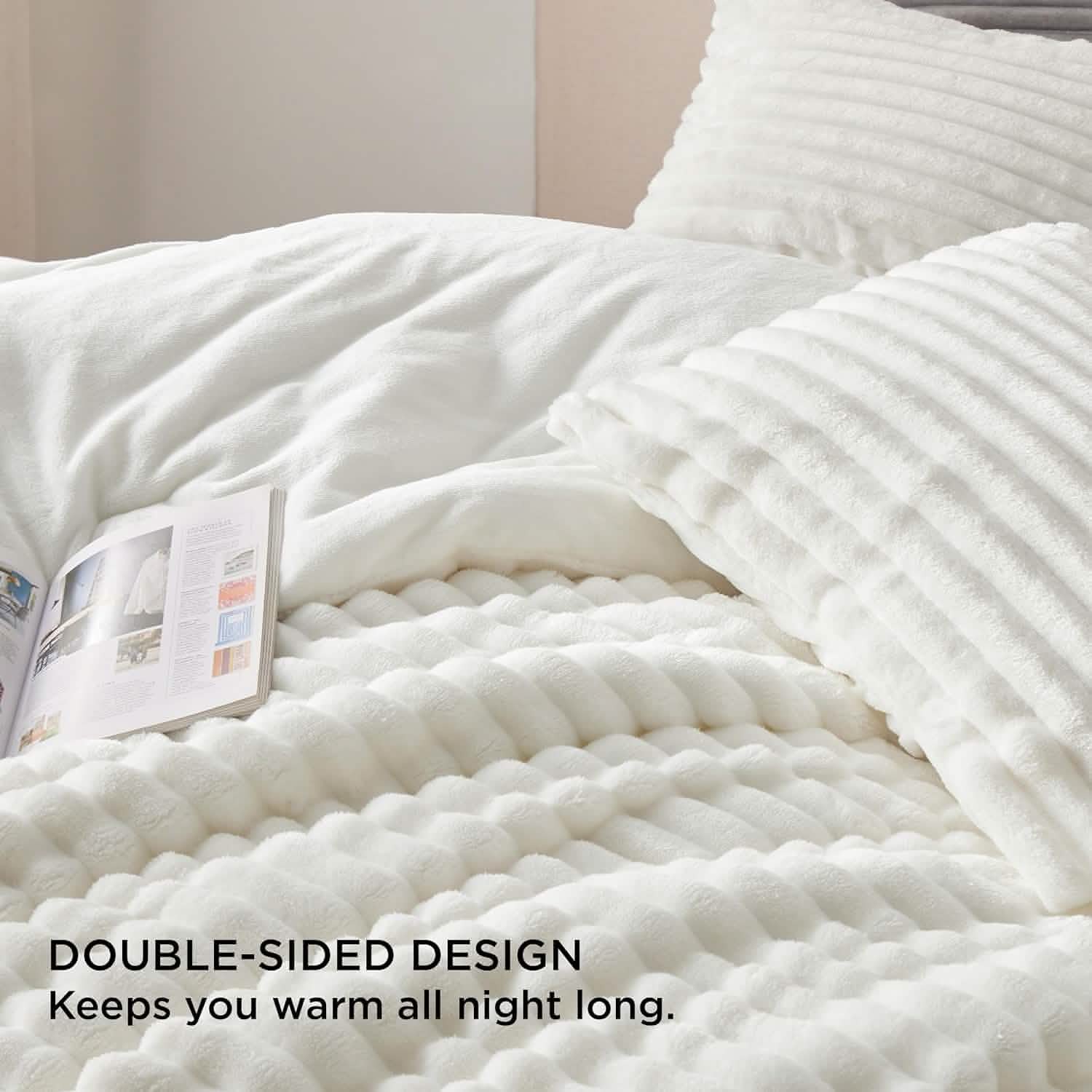 GentleSoft™ Striped Flannel Comforter Set