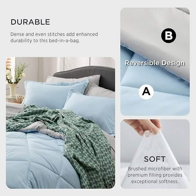 GentleSoft™ Comforter Sets Bedding In a Bag