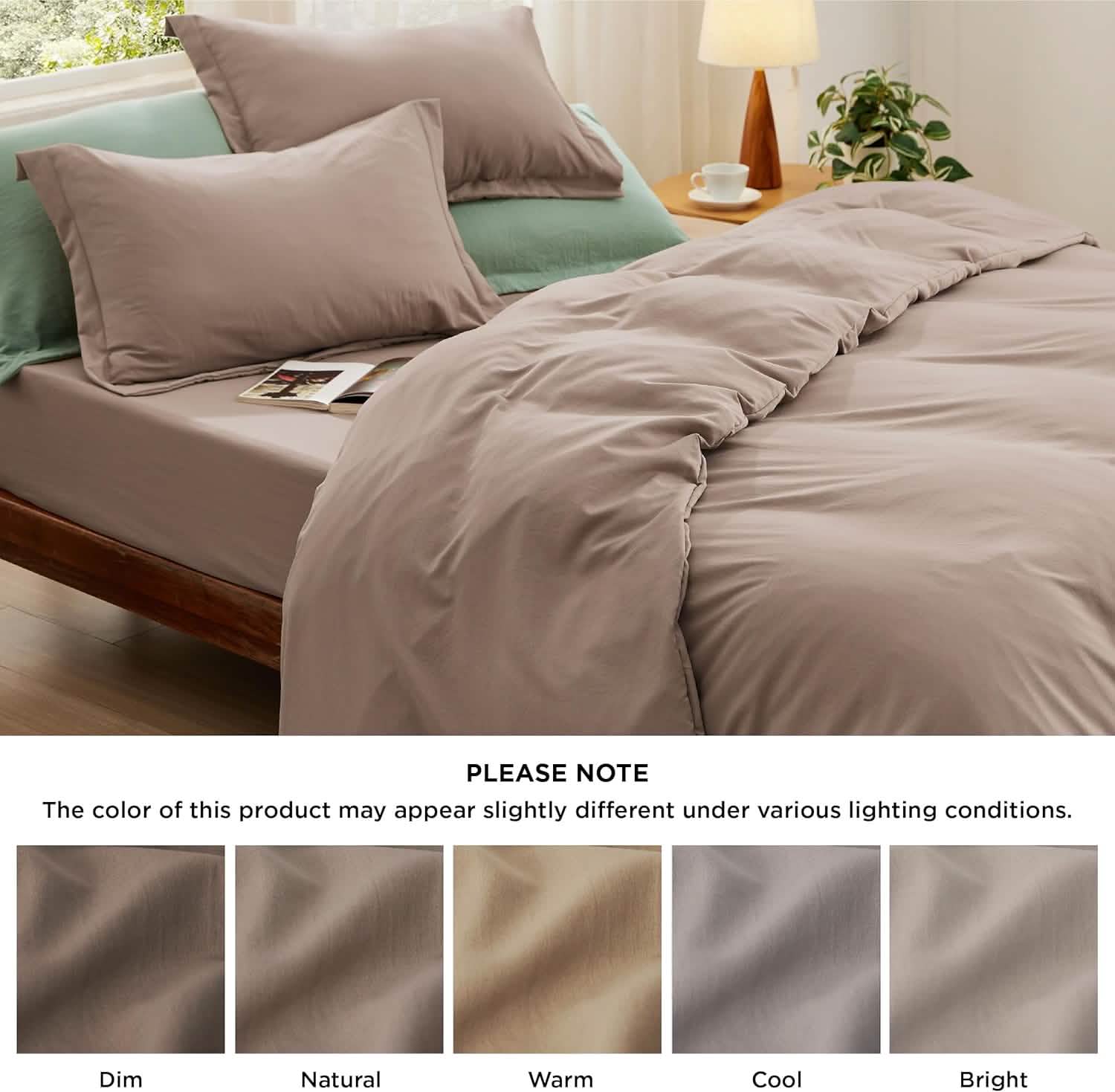 GentleSoft™ Prewashed Polyester Microfiber Duvet Cover Set
