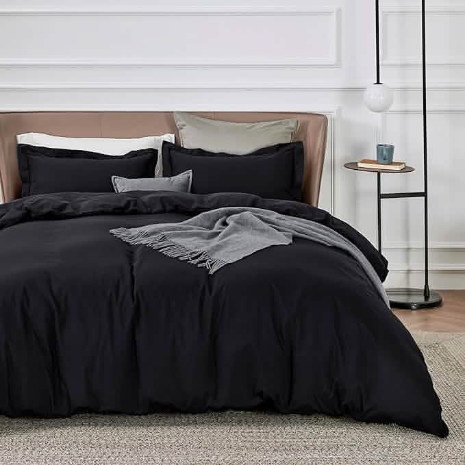 GentleSoft™ Brushed Microfiber Duvet Cover Sets With Fitted Sheet