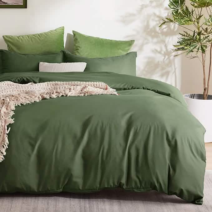 GentleSoft™ Brushed Microfiber Duvet Cover Sets With Fitted Sheet