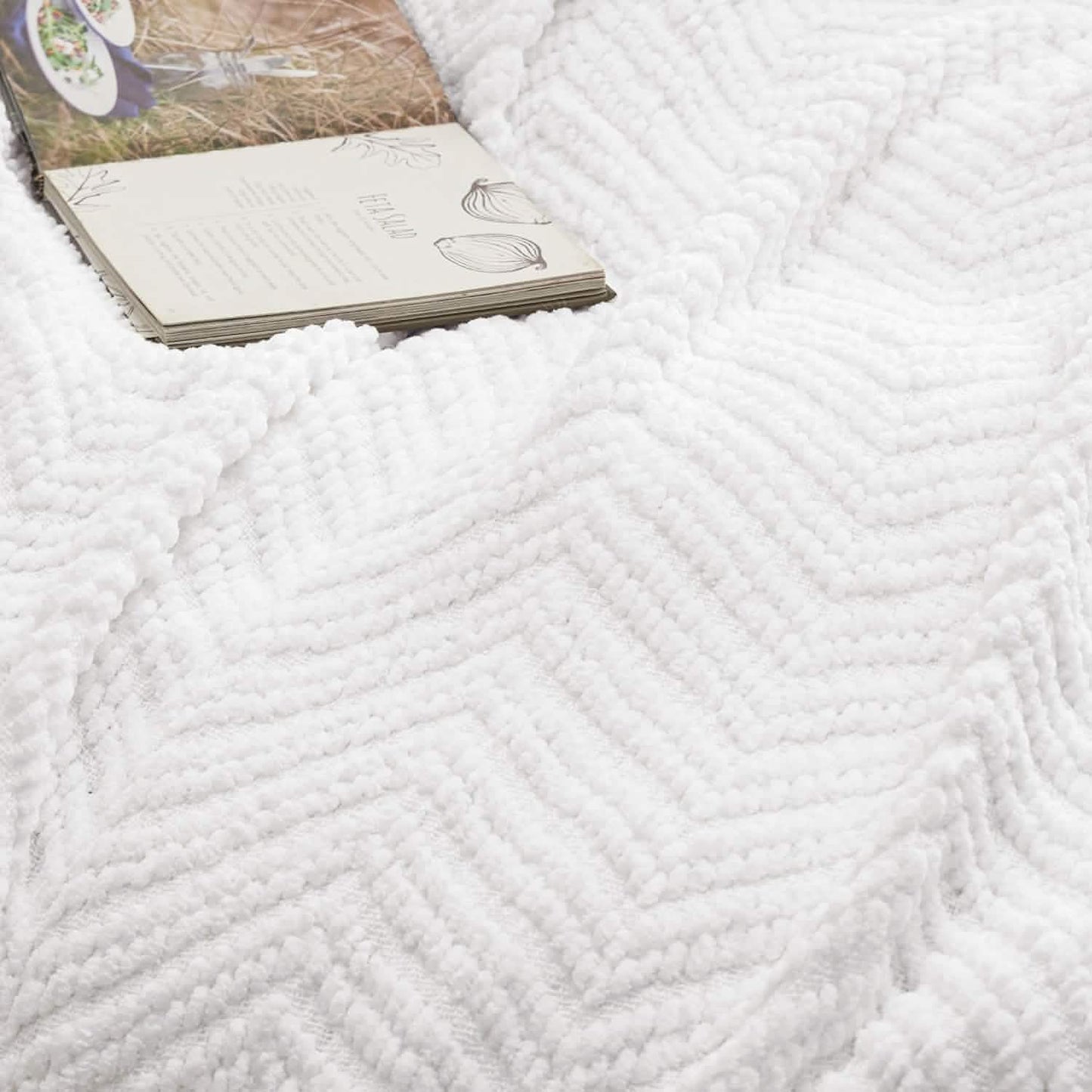 GentleSoft™ GentleSoft Versatile Knit Woven Chenille Blanket