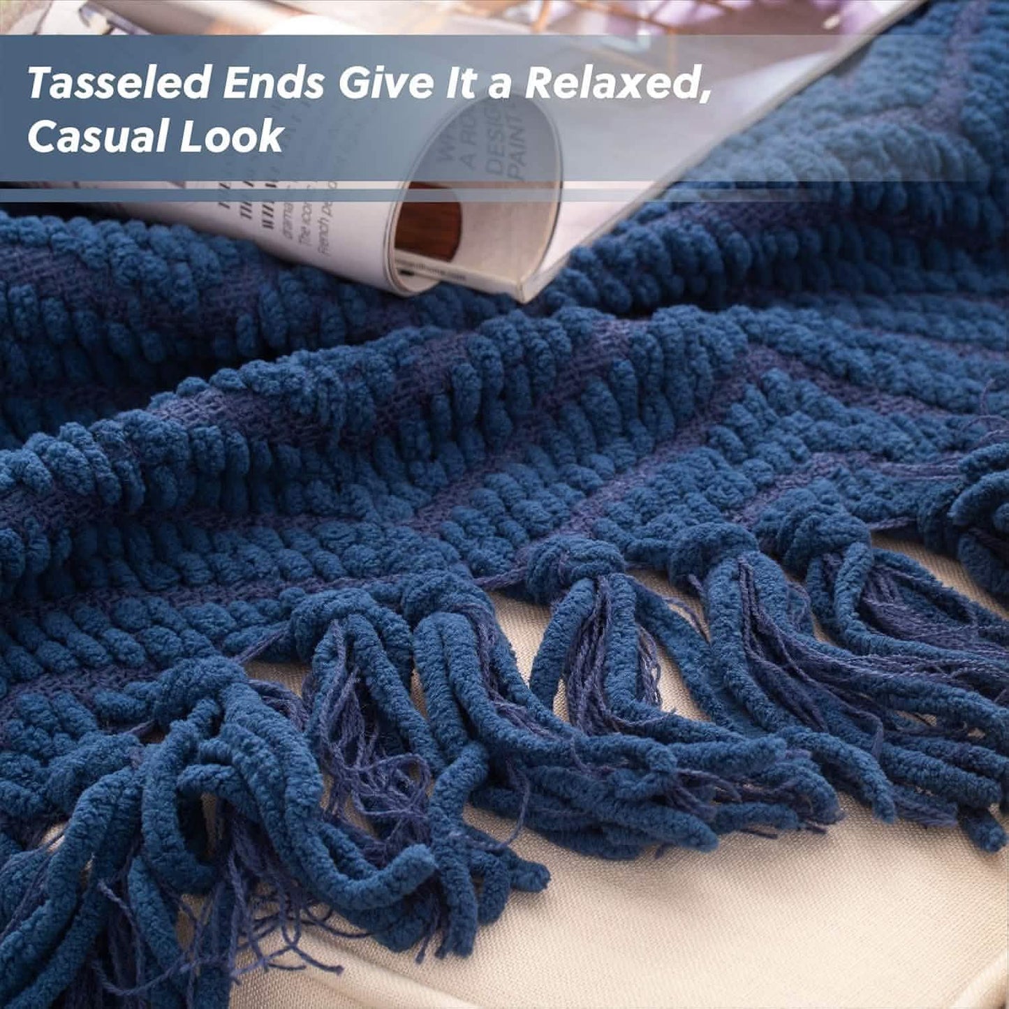 GentleSoft™ GentleSoft Versatile Knit Woven Chenille Blanket