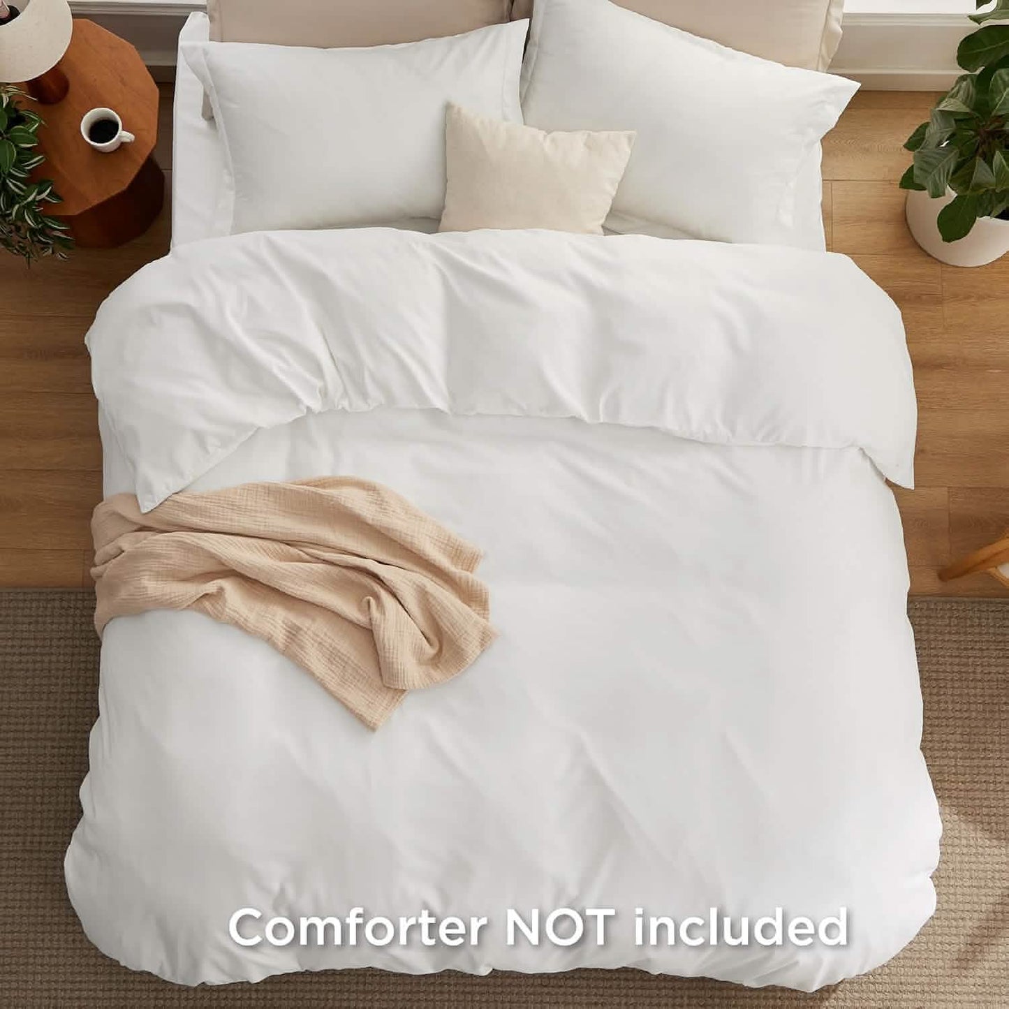 GentleSoft™ Brushed Microfiber Duvet Cover Sets With Fitted Sheet