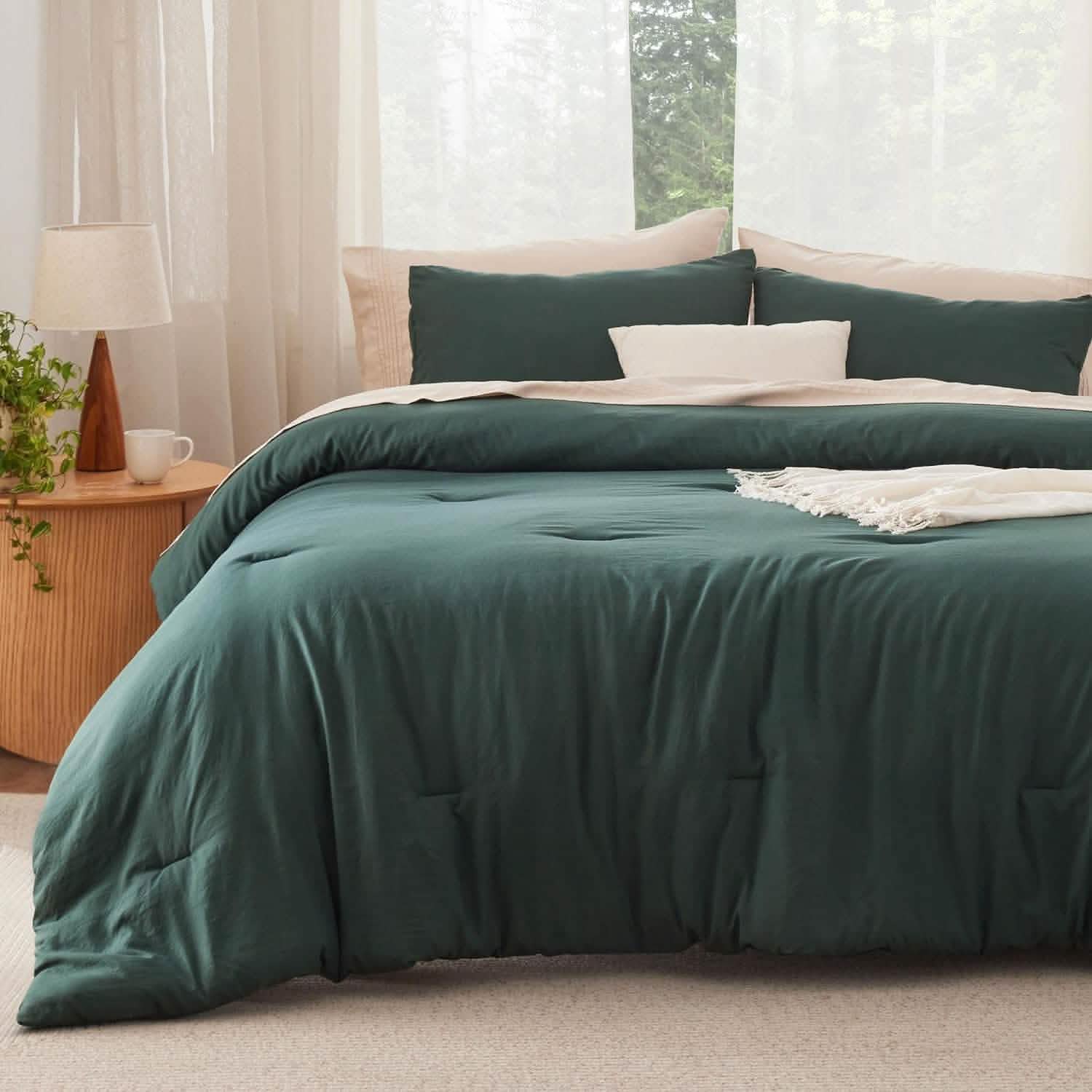 GentleSoft™ Prewashed Plain Comforter Set