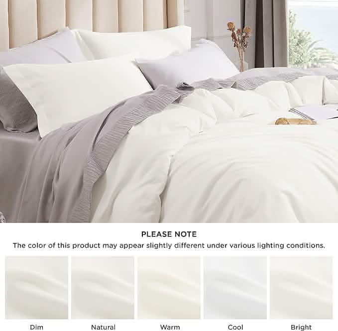 GentleSoft™ Brushed Microfiber Duvet Cover Sets With Fitted Sheet
