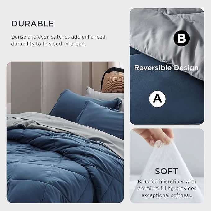 GentleSoft™ Comforter Sets Bedding In a Bag