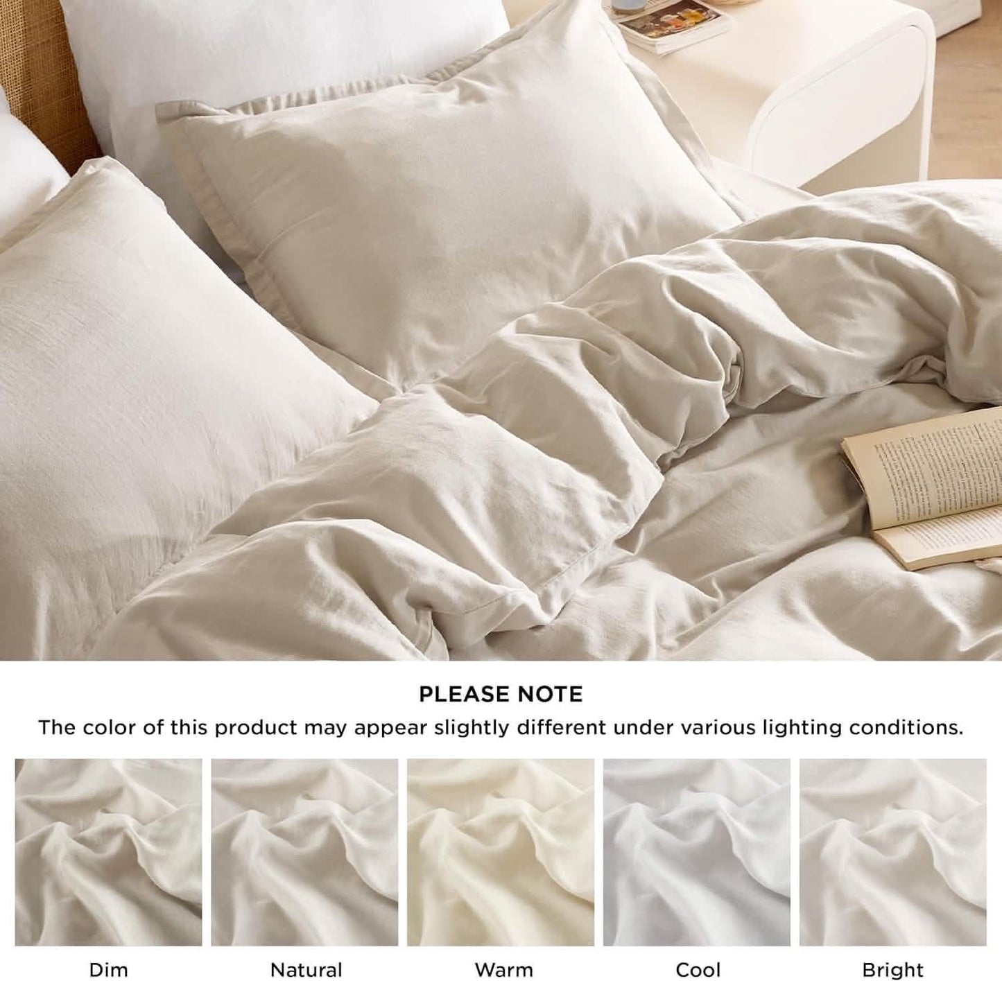 GentleSoft™ 100% Muslin Duvet Cover Set