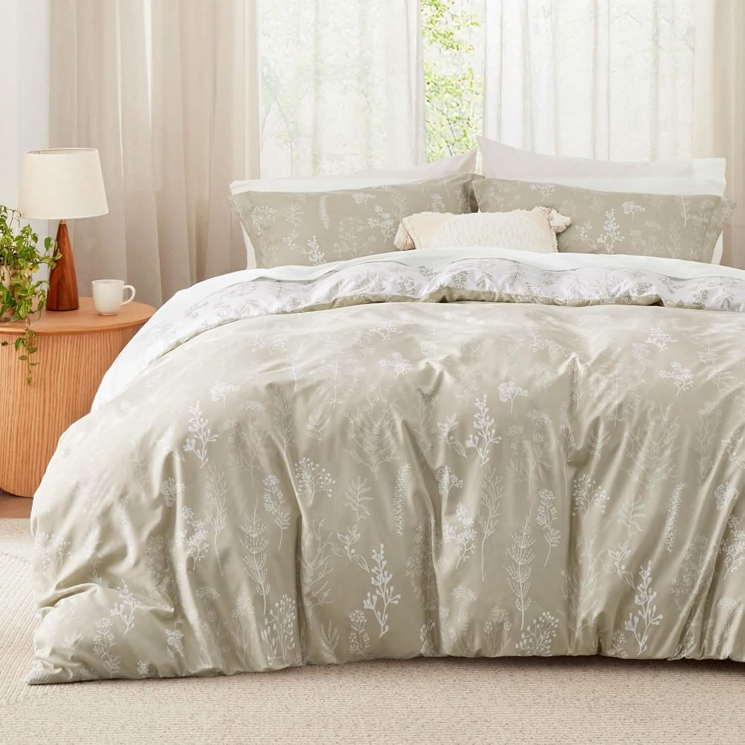 GentleSoft™ Reversible Floral Print Comforter Set-2