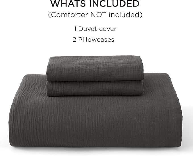 GentleSoft™ 100% Muslin Duvet Cover Set