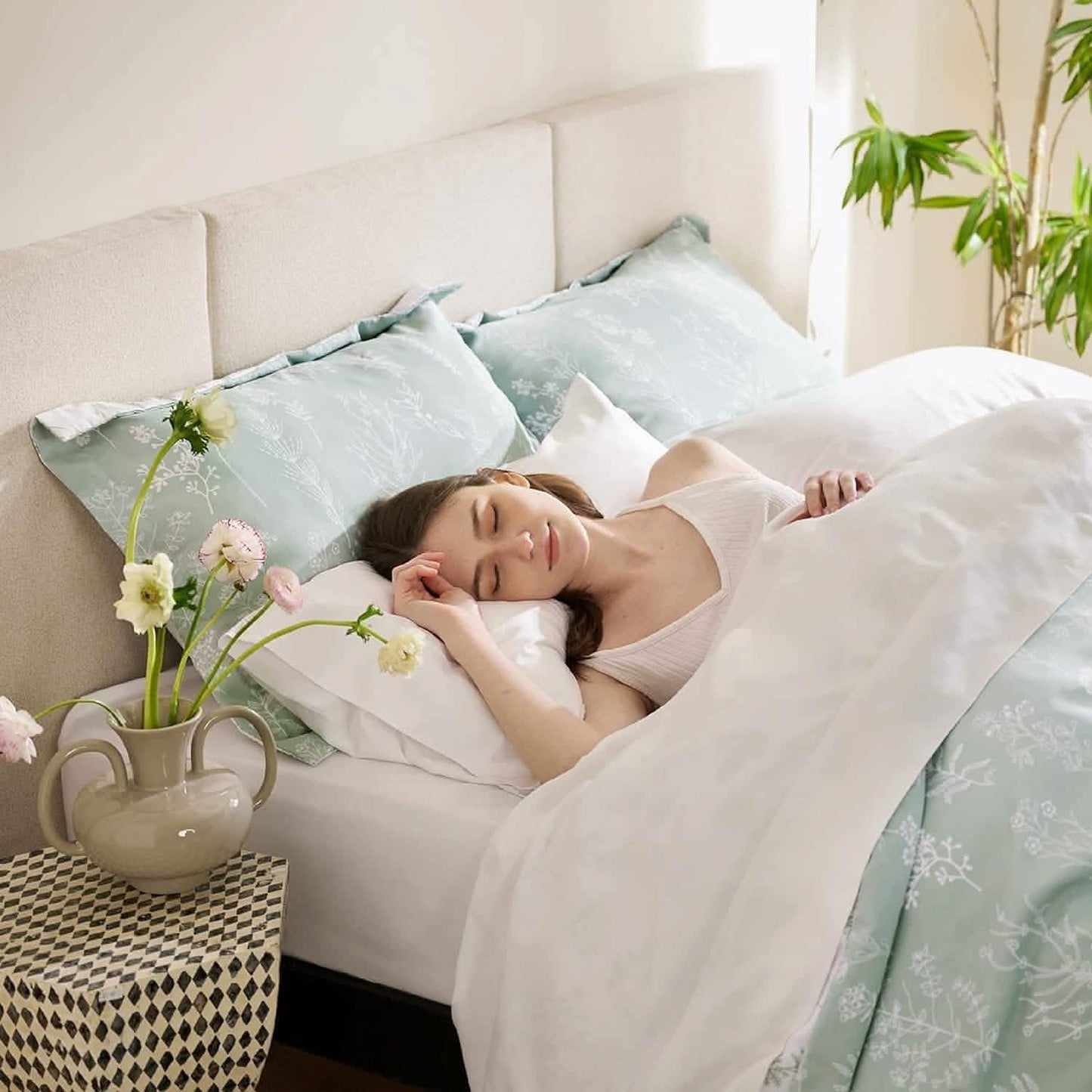 GentleSoft™ Reversible Floral Print Duvet Cover Set