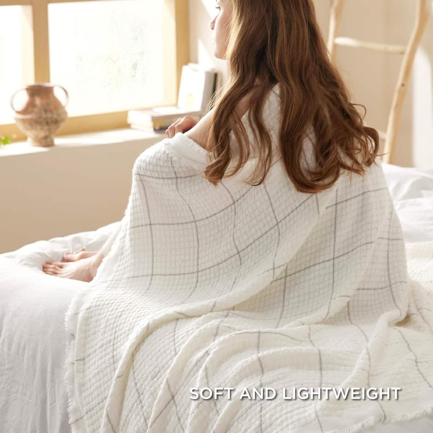 GentleSoft™ Woven Throw Blanket