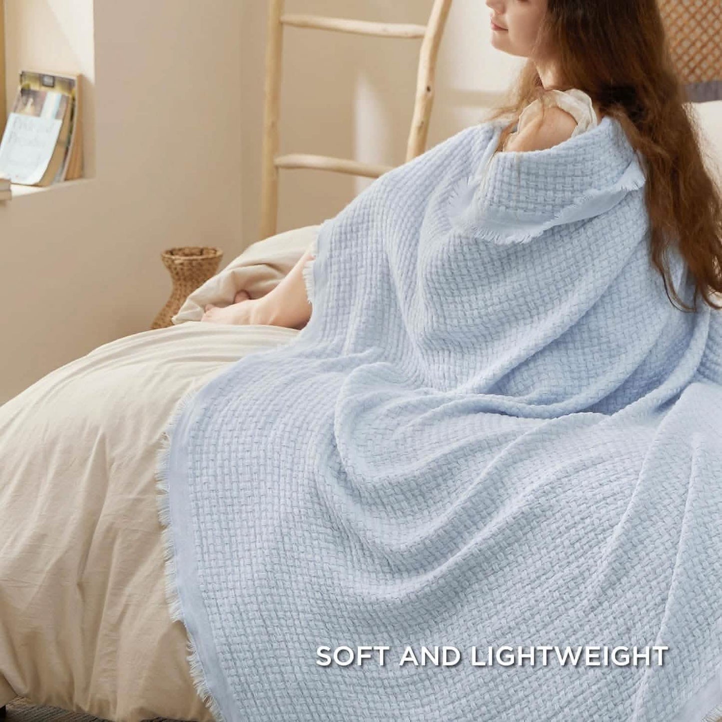 GentleSoft™ Woven Throw Blanket