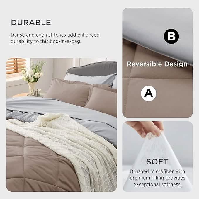 GentleSoft™ Comforter Sets Bedding In a Bag