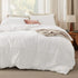 GentleSoft™ Striped Tufted Embroidery Duvet Cover Set