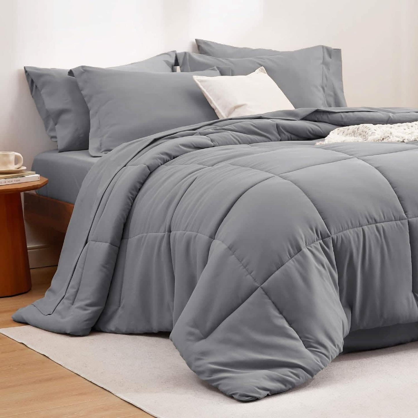 GentleSoft™ Comforter Set - 7 Pieces Solid