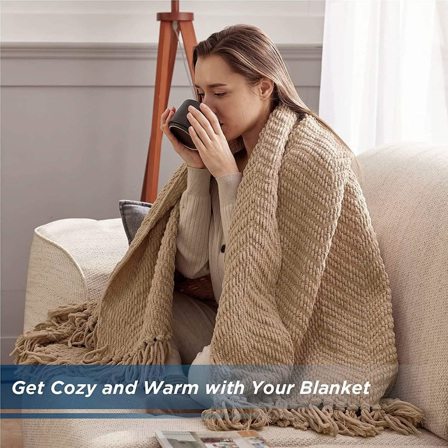GentleSoft™ GentleSoft Versatile Knit Woven Chenille Blanket