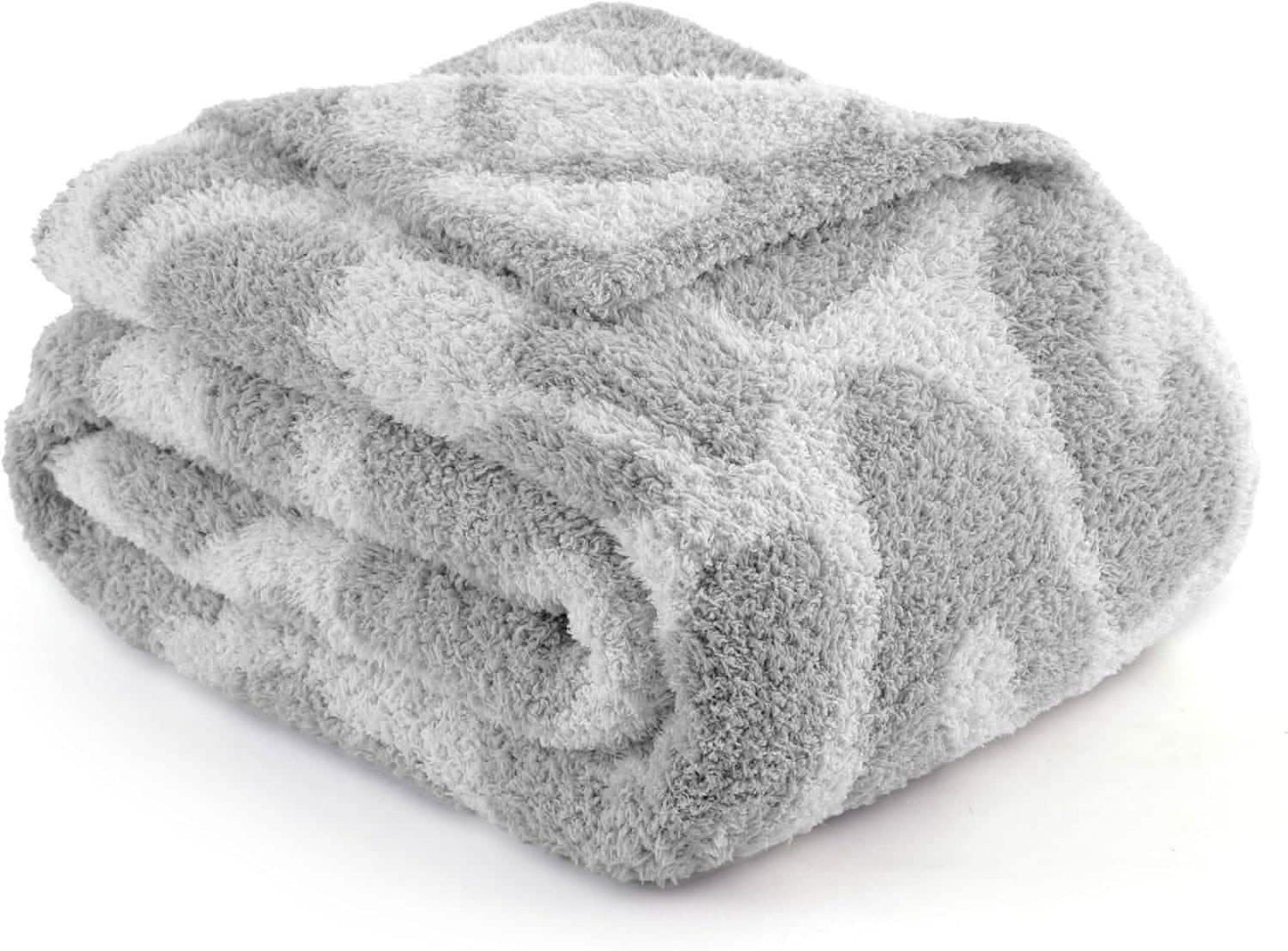 GentleSoft™ Feather Yarn Throw Blanket