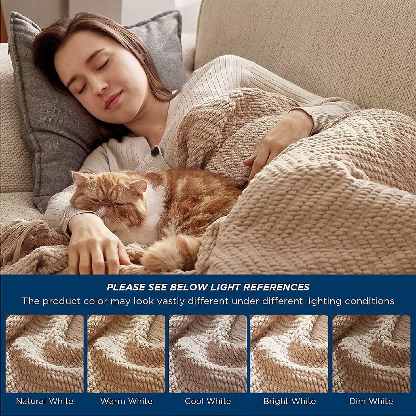 GentleSoft™ GentleSoft Versatile Knit Woven Chenille Blanket