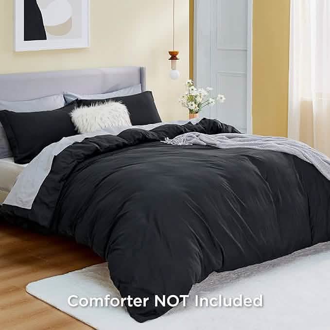 GentleSoft™ Brushed Microfiber Duvet Cover Sets With Fitted Sheet