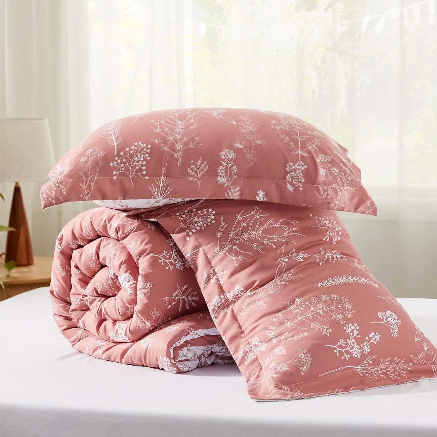 GentleSoft™ Reversible Floral Print Comforter Set-2
