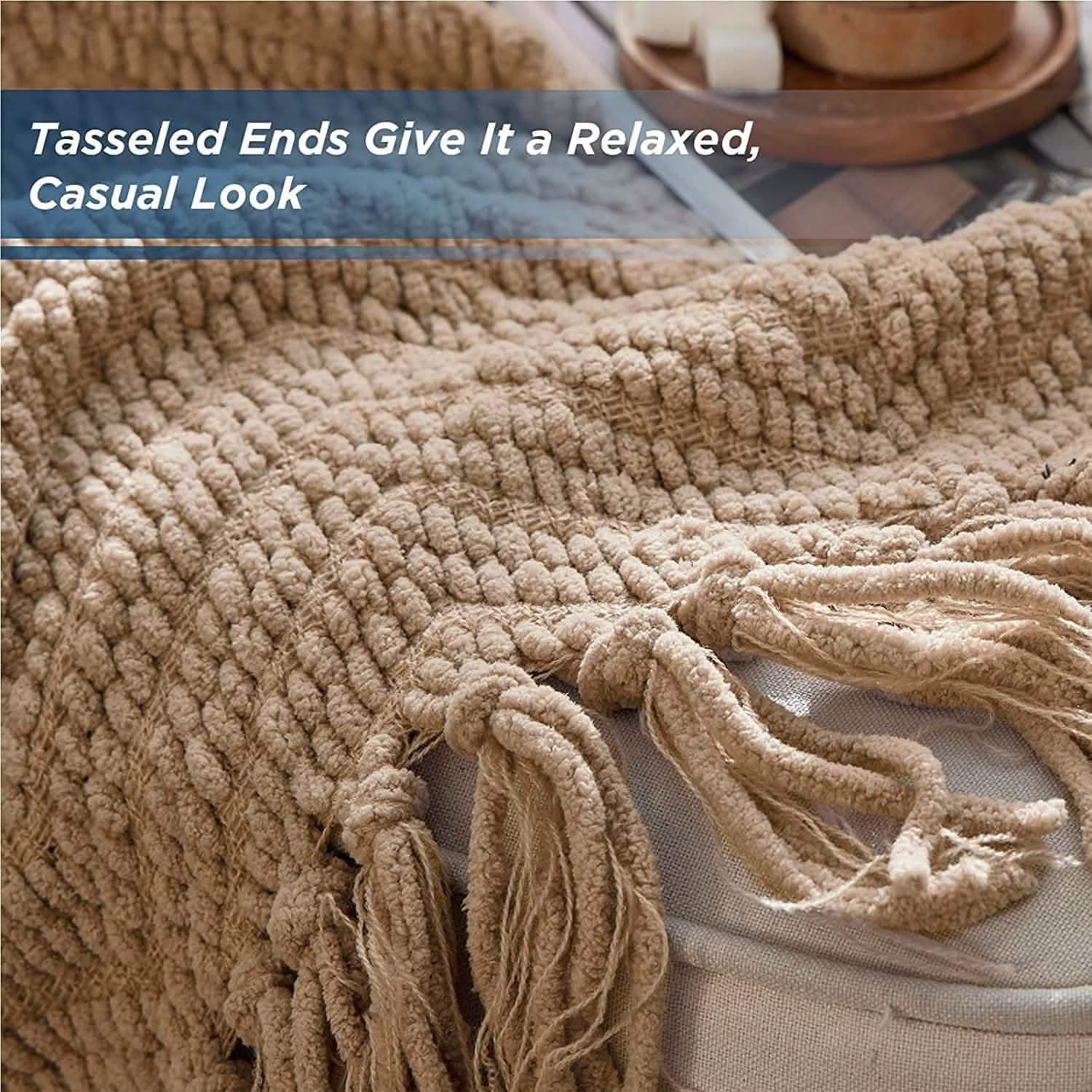GentleSoft™ GentleSoft Versatile Knit Woven Chenille Blanket