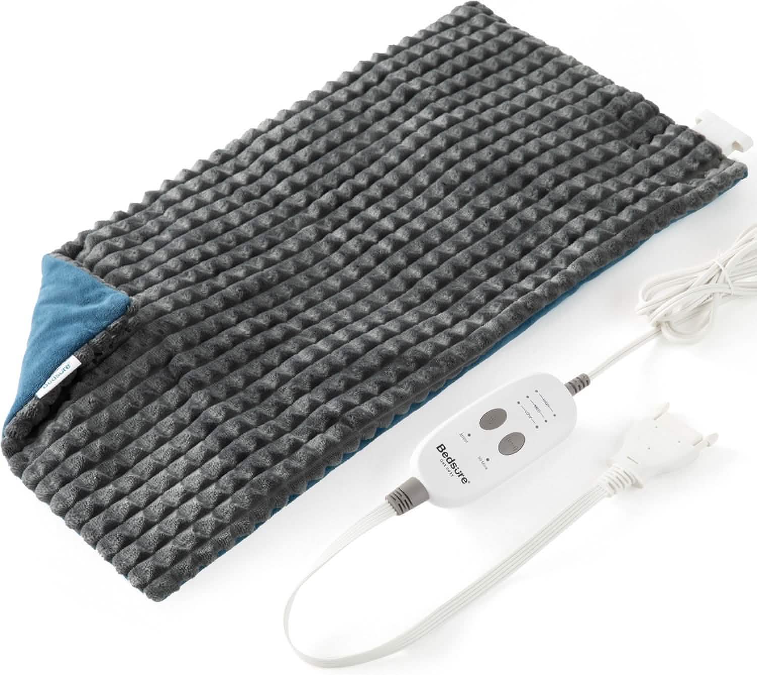 GentleSoft™ Weighted Heating Pad with Massager
