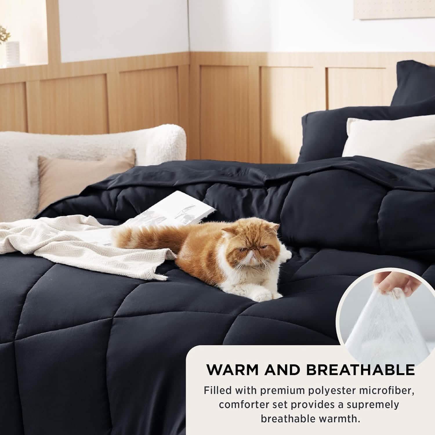 GentleSoft™ Comforter Set - 7 Pieces Solid