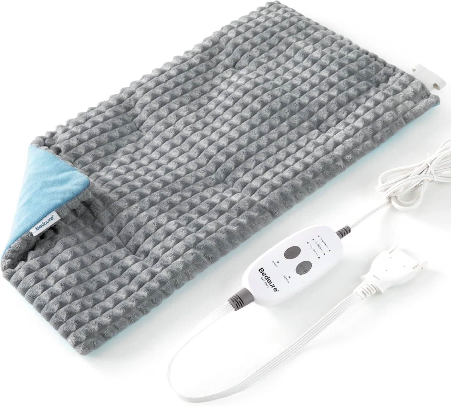 GentleSoft™ Weighted Heating Pad with Massager