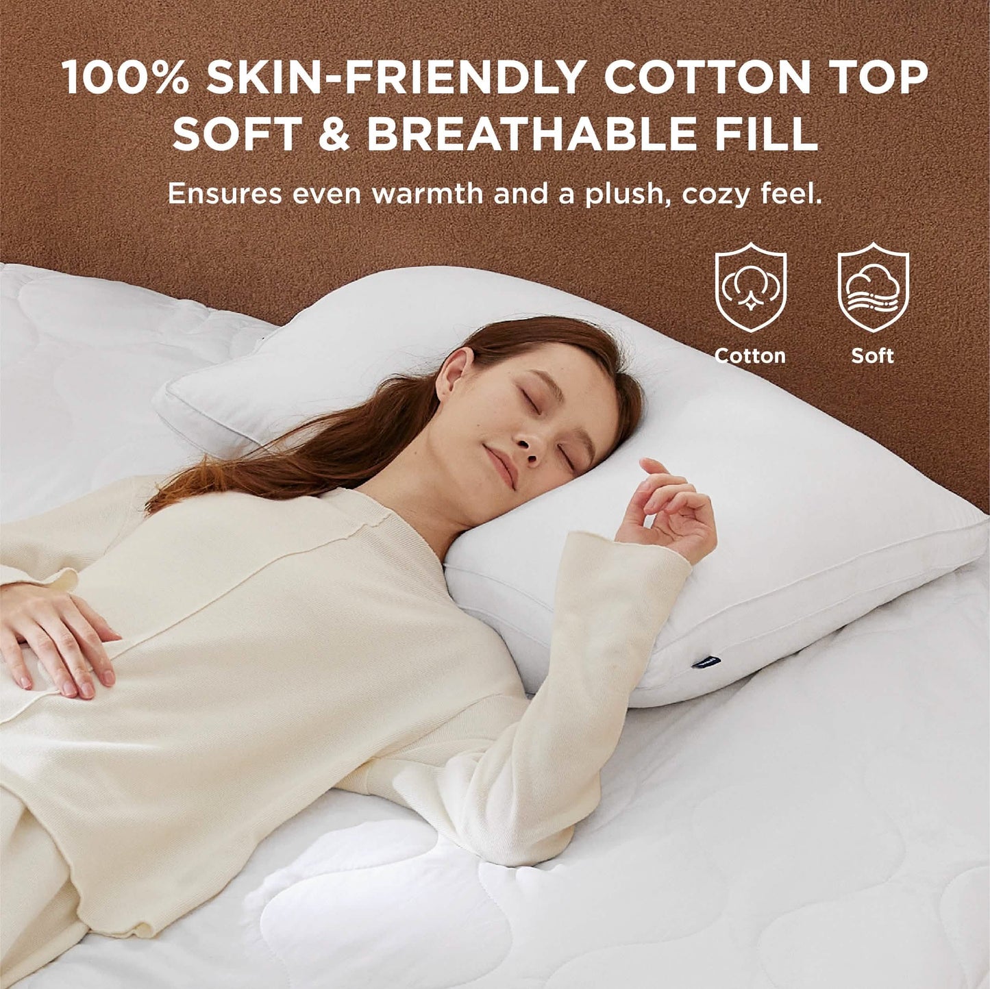 GentleSoft™ Waterproof Cotton Heated Mattress Pad