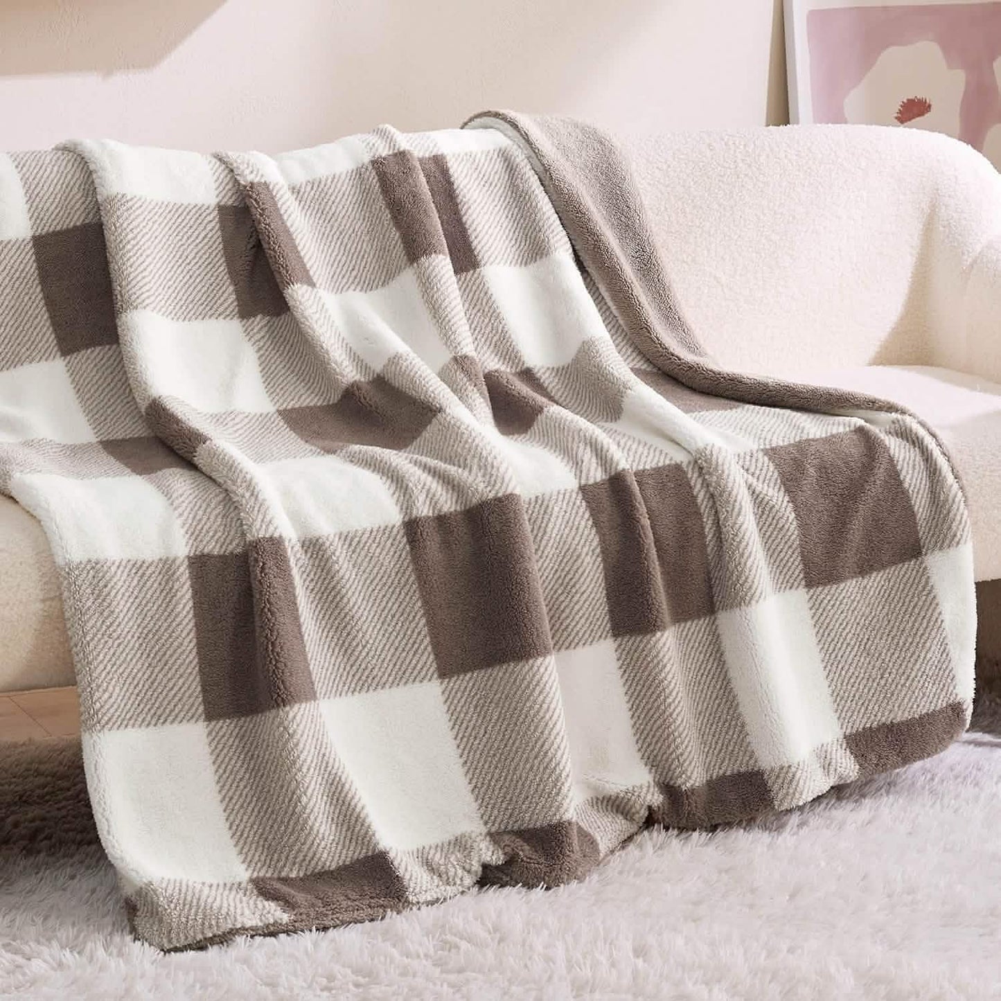 GentleSoft™ Sherpa Printed Throw Blanket