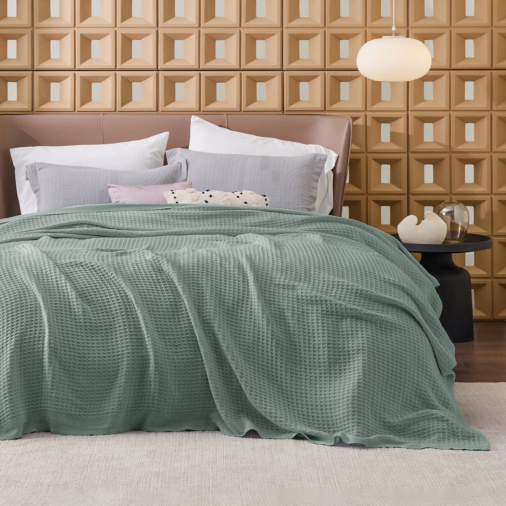 GentleSoft™ Cotton Waffle Weave Blanket