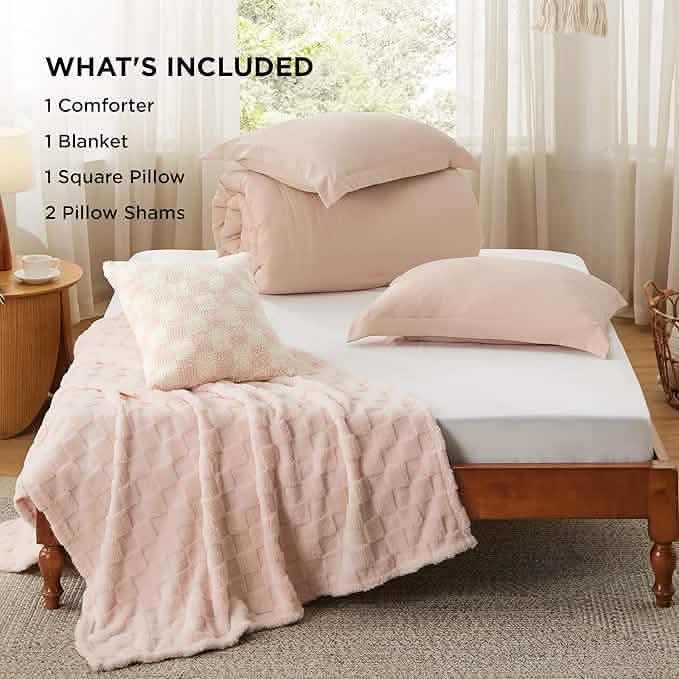 GentleSoft™ Checkered Comforter Set