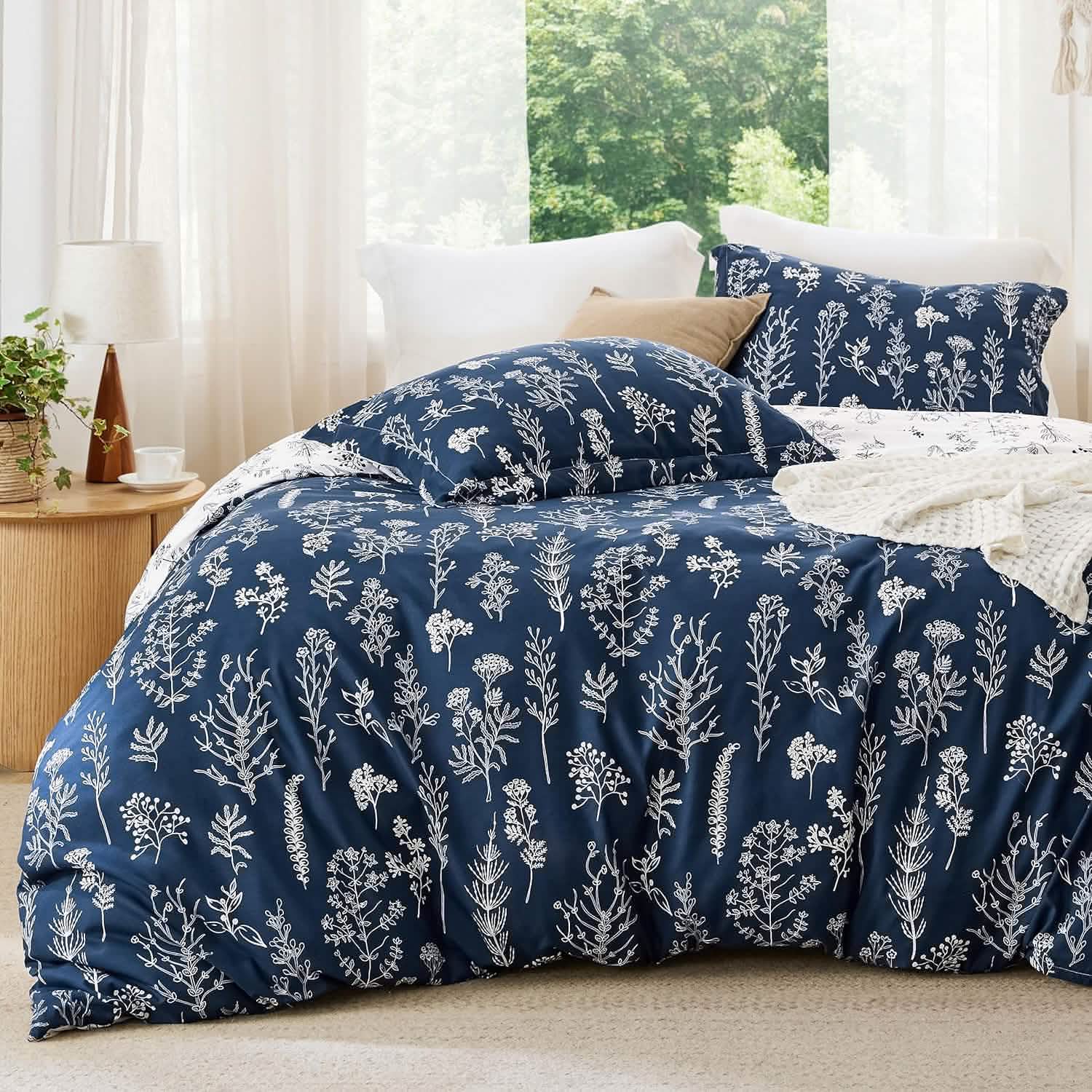 GentleSoft™ Reversible Floral Print Comforter Set-2