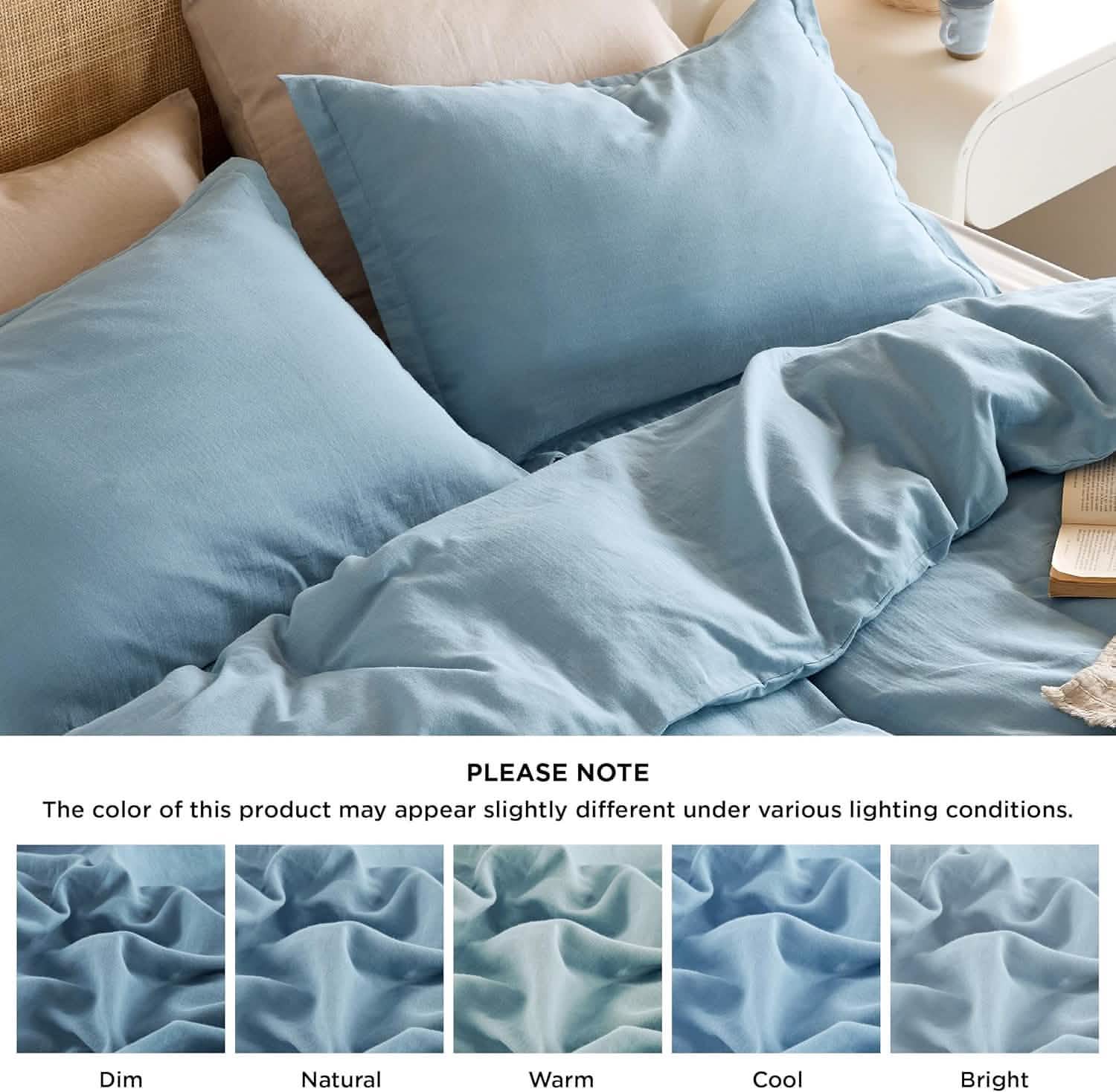 GentleSoft™ 100% Muslin Duvet Cover Set
