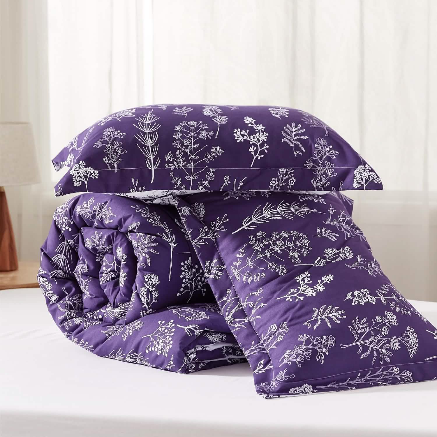 GentleSoft™ Reversible Floral Print Comforter Set-2
