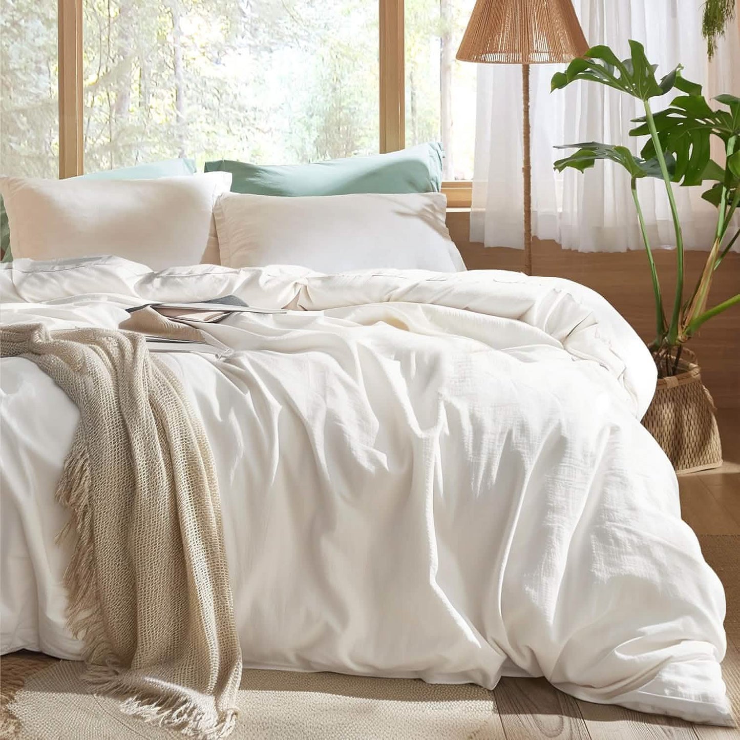 GentleSoft™ 100% Muslin Duvet Cover Set